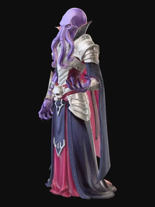 3D model for Mind Flayer