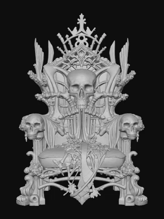 3D model for Throne of Bones