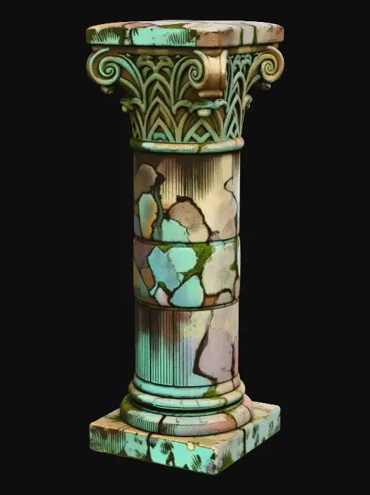 3D model for Ancient Pillar