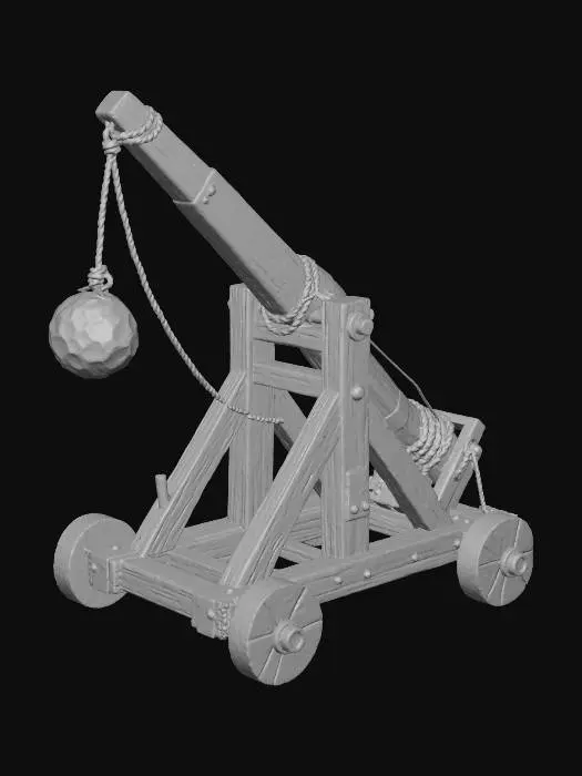 3D model for Medieval Siege Engine