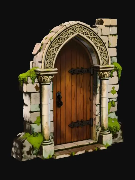 3D model for Secret Entrance