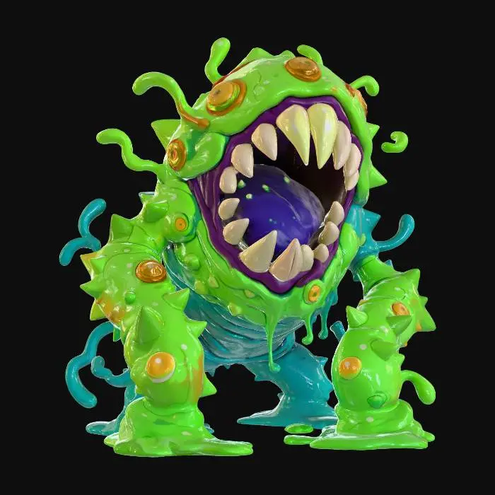 3D model for Blobby Beast