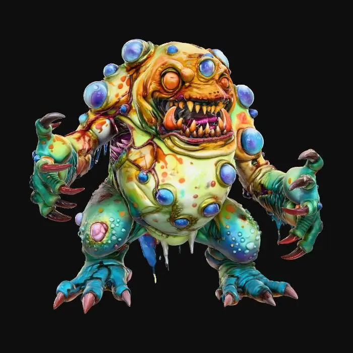 3D model for Blobblegoblin