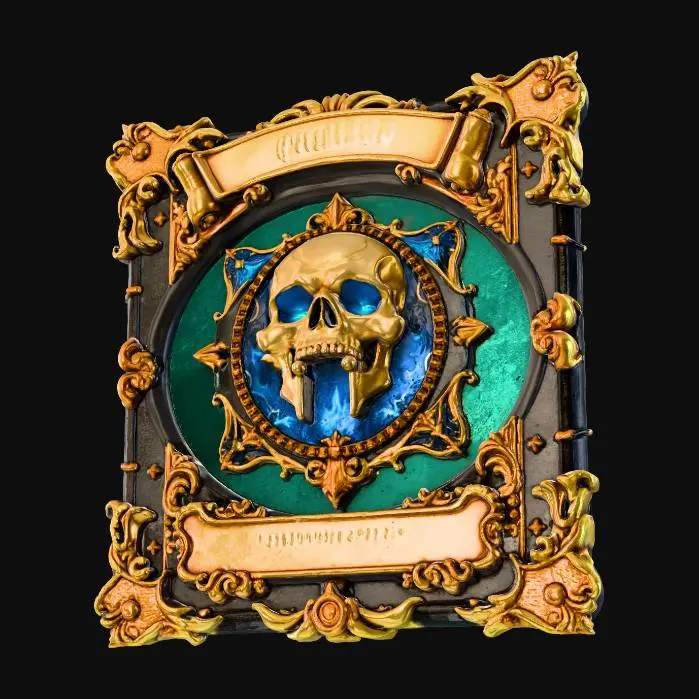 3D model for Skull of Mystical Realms Book