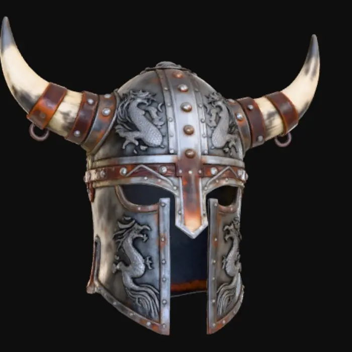 3D model for Viking Draconic Helm