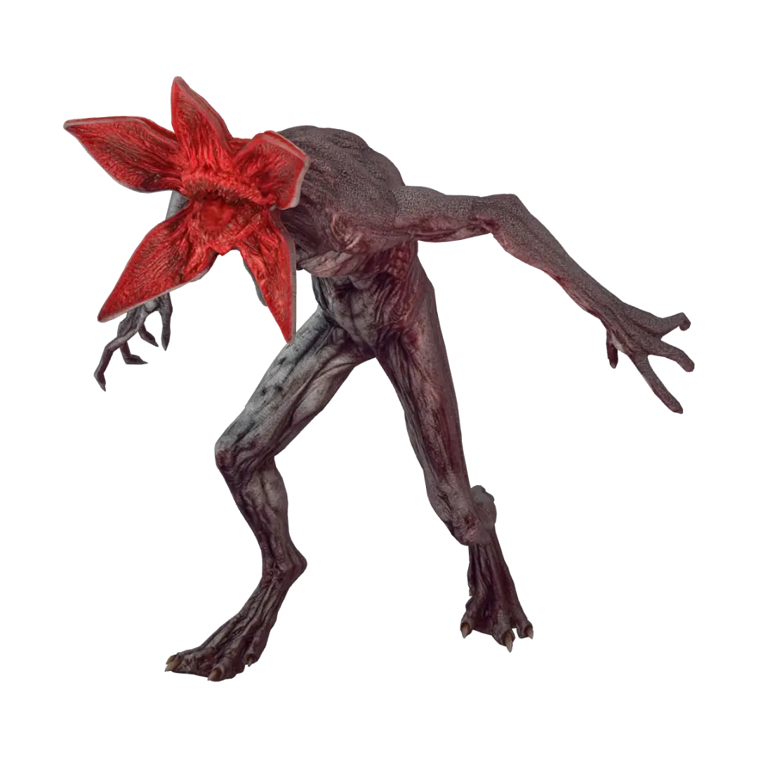 Demogorgon 3D model, vytvořený pomocí AI