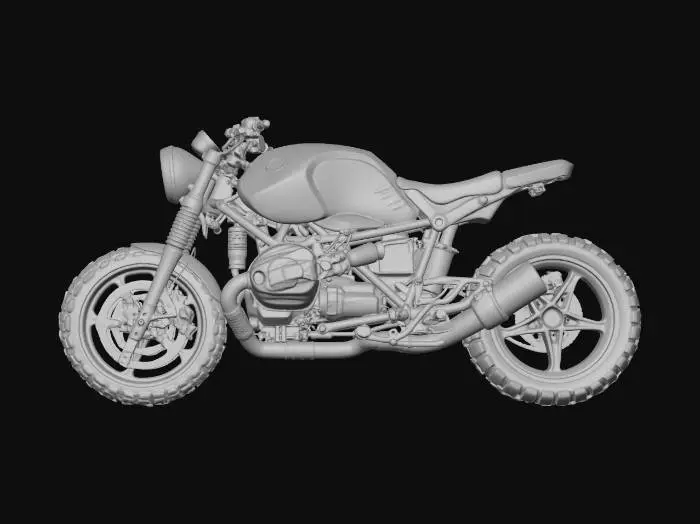 3D model for BMW R nineT Scrambler