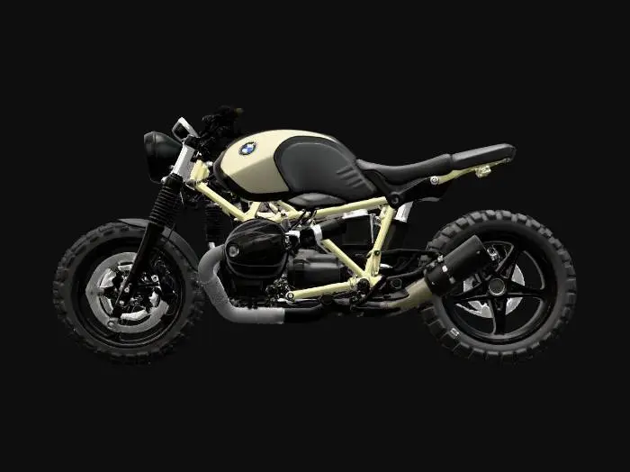 3D model for BMW R nineT Scrambler