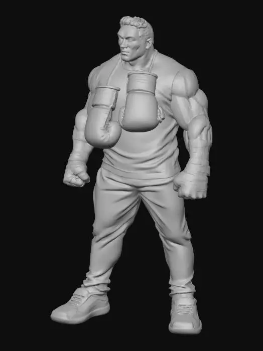 3D model for Boxing Warrior