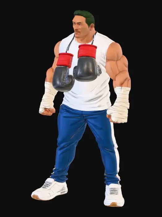 3D model for Boxing Warrior
