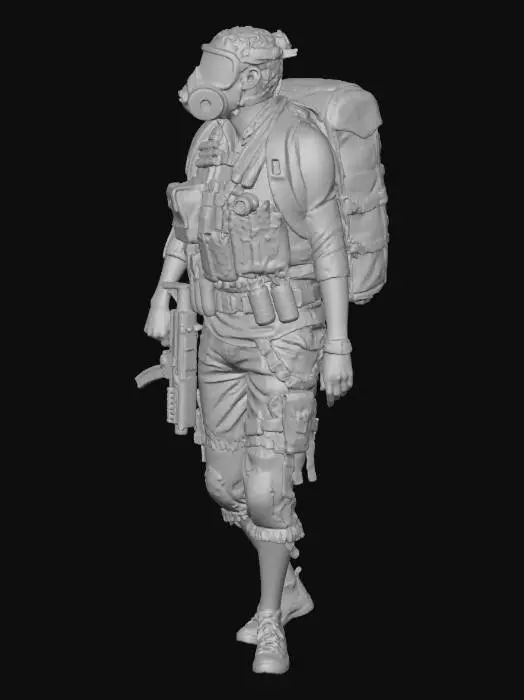 3D model for Survivor's Gear