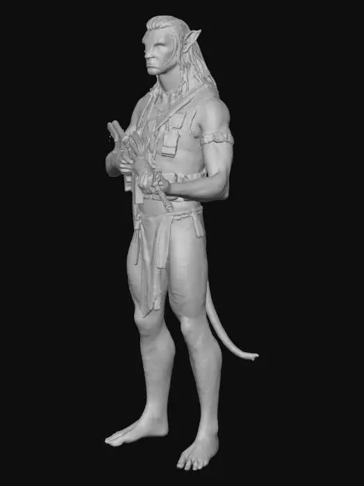 3D model for Warrior from Pandora