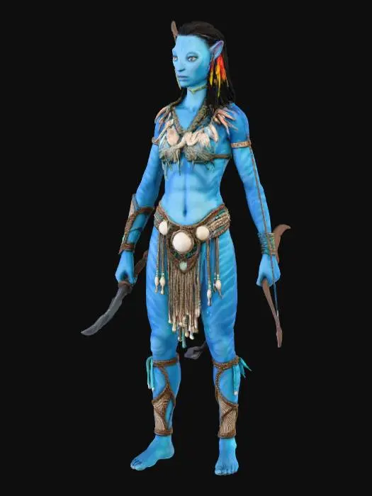 3D model for Na'vi Warrior