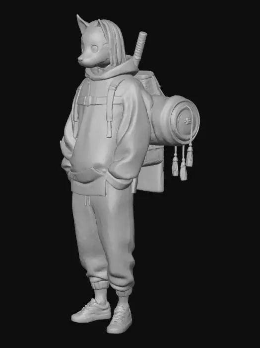3D model for Masked Wanderer