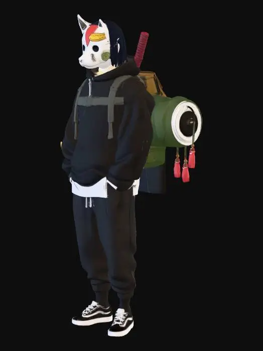 3D model for Masked Wanderer