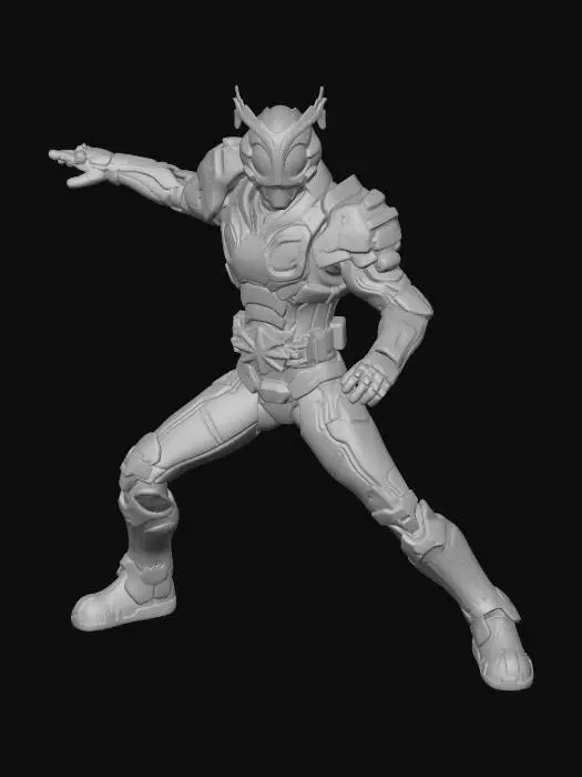 3D model for Kamen Rider-2