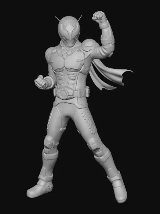 3D model for Kamen Rider-3