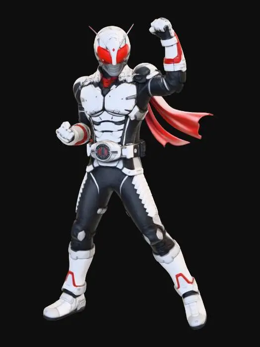 3D model for Kamen Rider-3