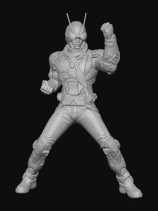 3D model for kamen rider