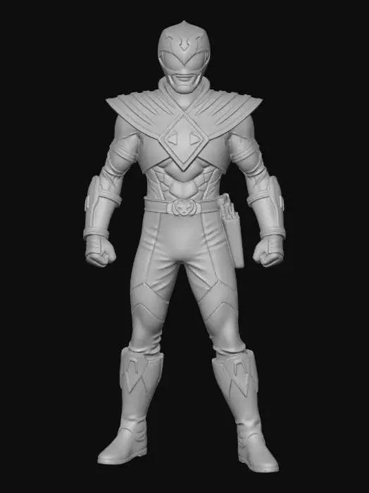 3D model for Power Rangers Green
