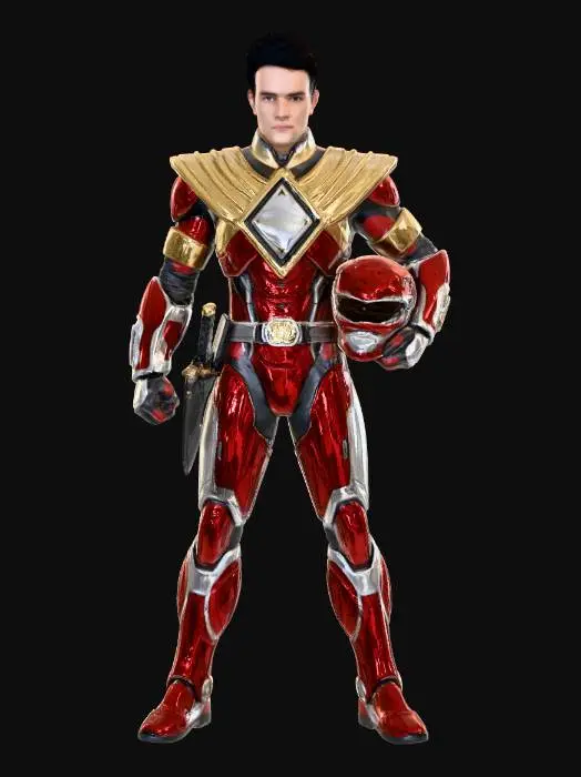 3D model for red ranger
