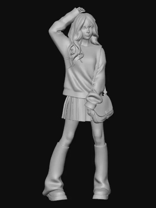 3D model for Vibrant Style Statement