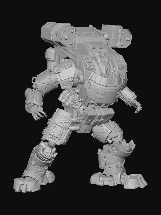 3D model for Mech Warrior Titan