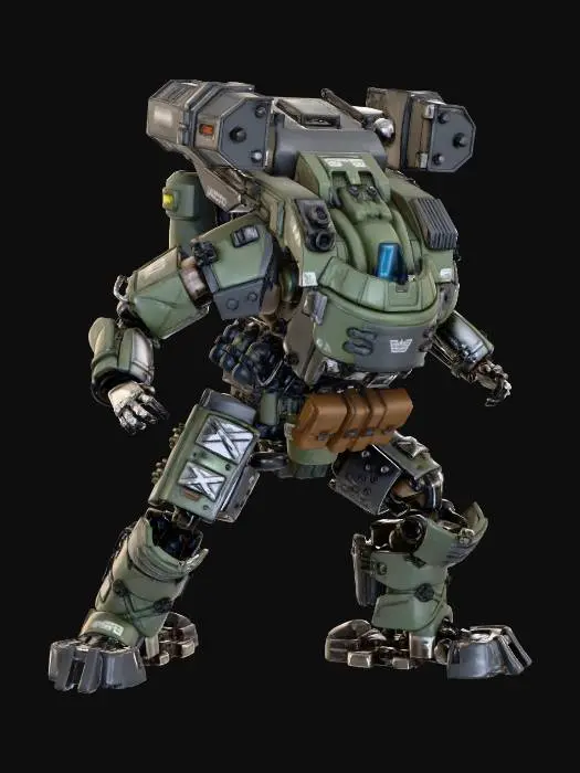 3D model for Mech Warrior Titan