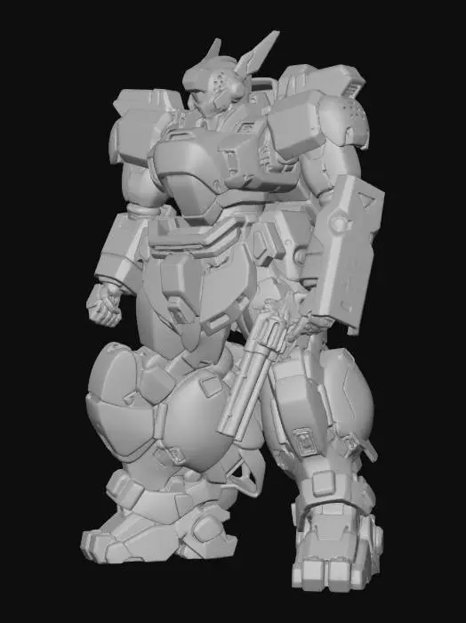 3D model for Police Mech Enforcer