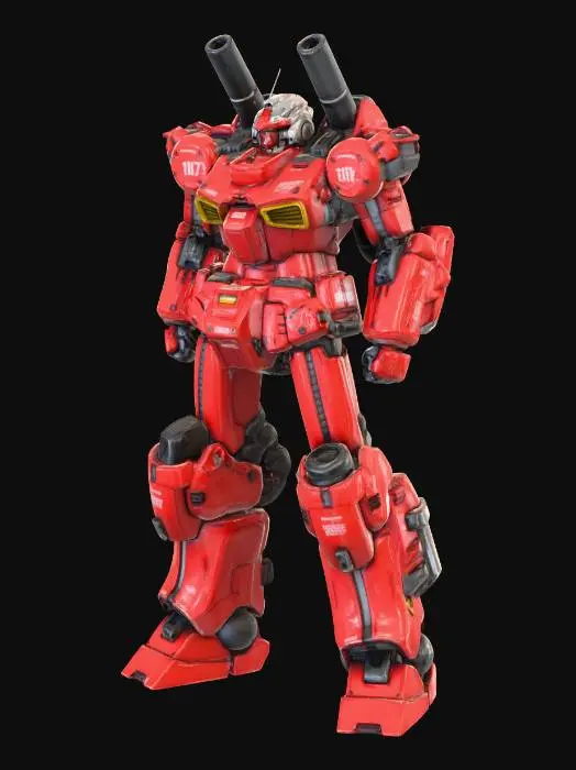 3D model for Mecha Sentinel