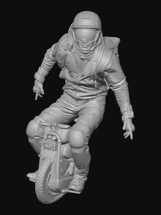 3D model for Rider in Motion