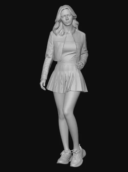 3D model for girl