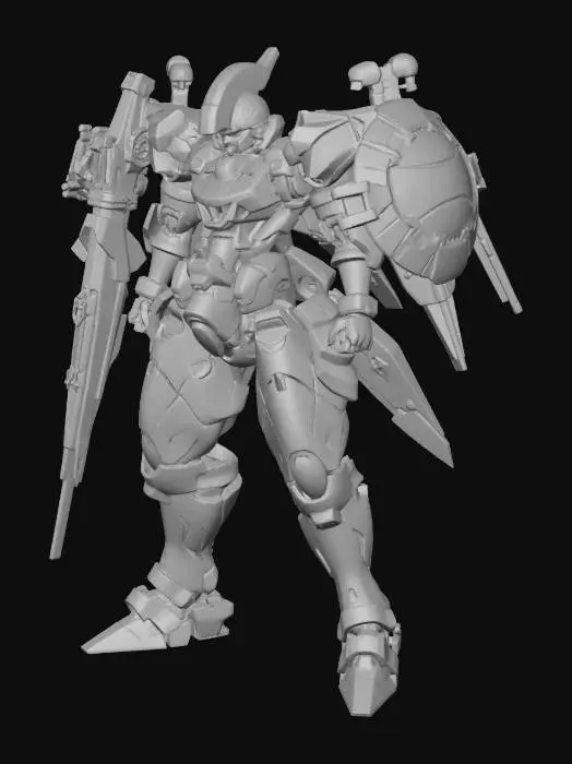 3D model for Mecha Sentinel
