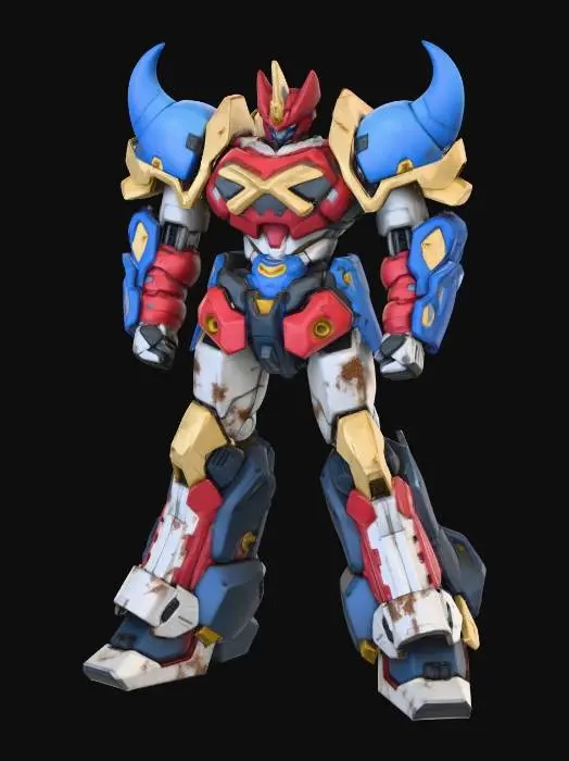 3D model for Mecha Guardian