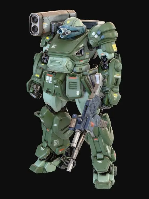 3D model for Mech Warrior Titan