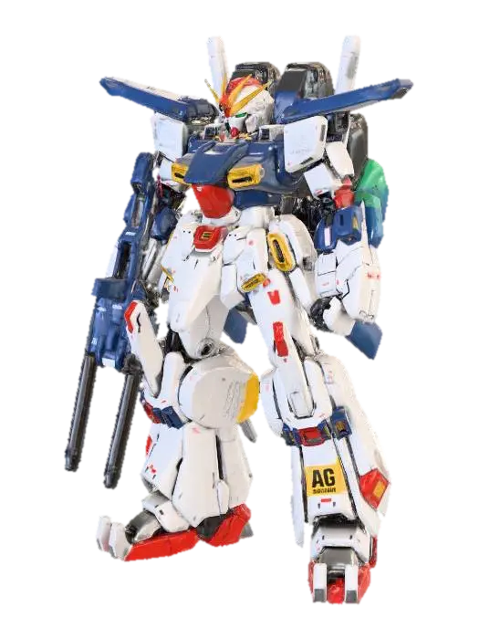 Modelo 3D de GUNDAM ZZ - Anime, gerado por IA