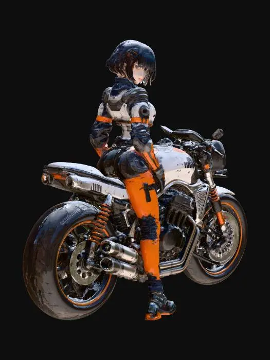 3D model for Cyber Rider