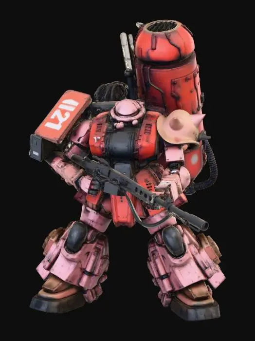 3D model for Mecha Sentinel