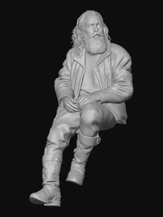 3D model for Grizzled Wanderer