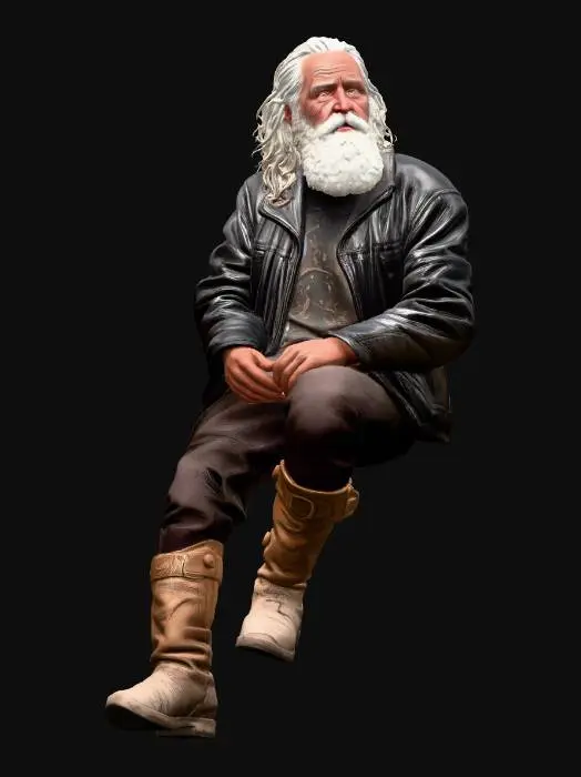 3D model for Grizzled Wanderer