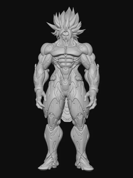 3D model for Broly cyborg
