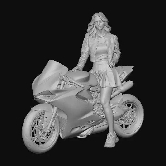 3D model for Motorcycle Glamour