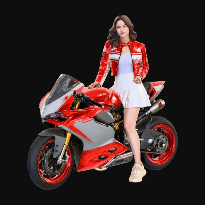 3D model for Motorcycle Glamour