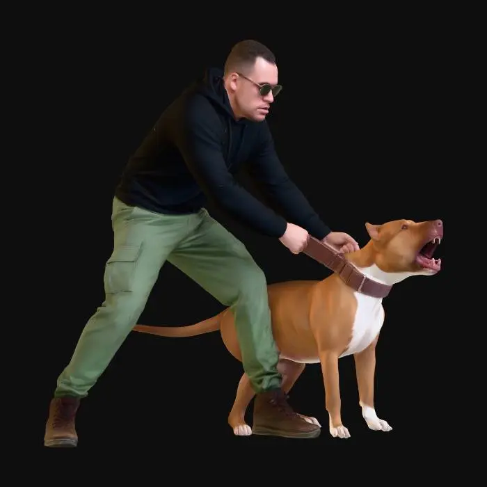 3D model for Leash Tug Showdown2