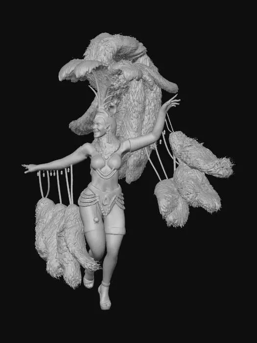 3D model for Azure Carnival Queen