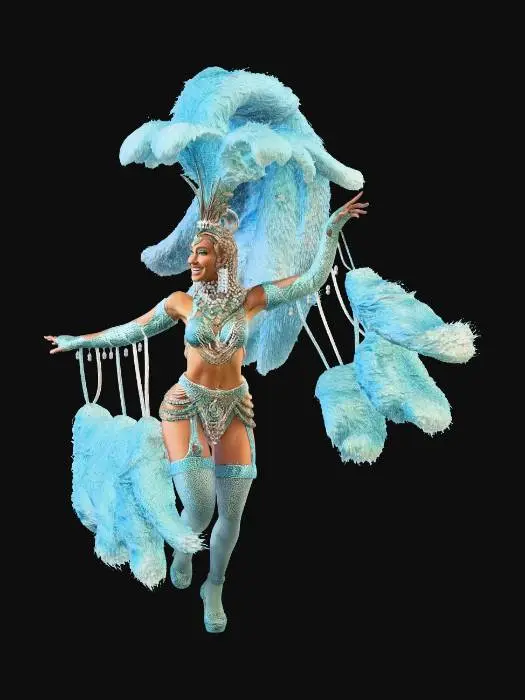 3D model for Azure Carnival Queen
