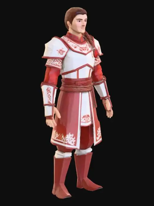 3D model for Crimson Guardian