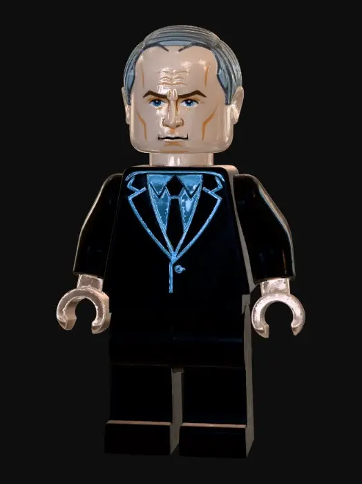 3D model for Lego Vladimir Putin
