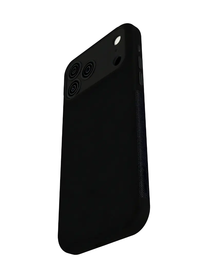 Black iPhone Case with Triple Camera Module - Smartphone 3D model, vytvořený pomocí AI