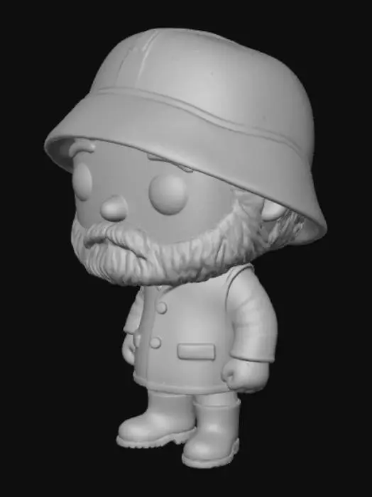 3D model for Rainy Day Figure